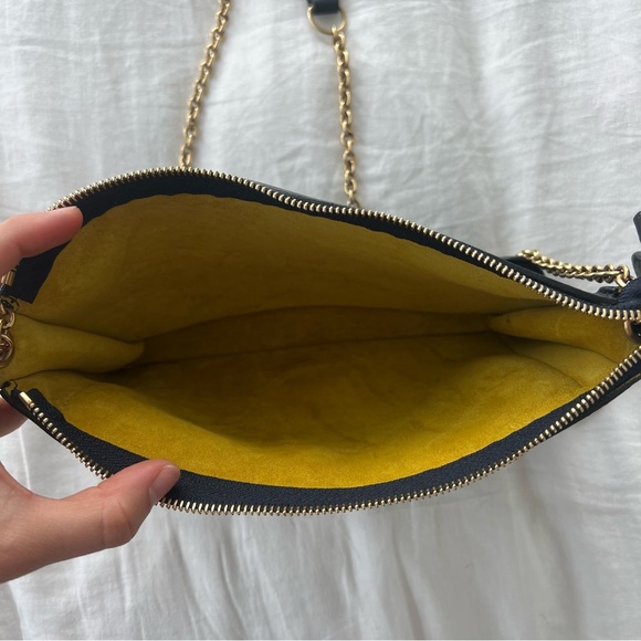 Celine Envelope Clutch On Chain | dark navy leather - Picture 5 of 5